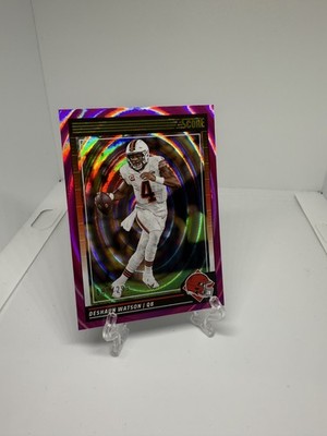 2024 Panini Score Deshaun Watson #64 Pink Hypnotic/299 RC