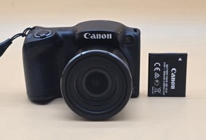 Canon Powershot SX410 IS 20.0MP Digital Camera 40x Zoom Black.