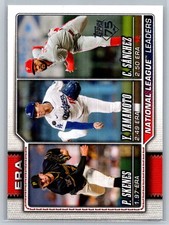 2026 Topps National League Leaders ERA Yoshinobu Yamamoto Paul Skenes