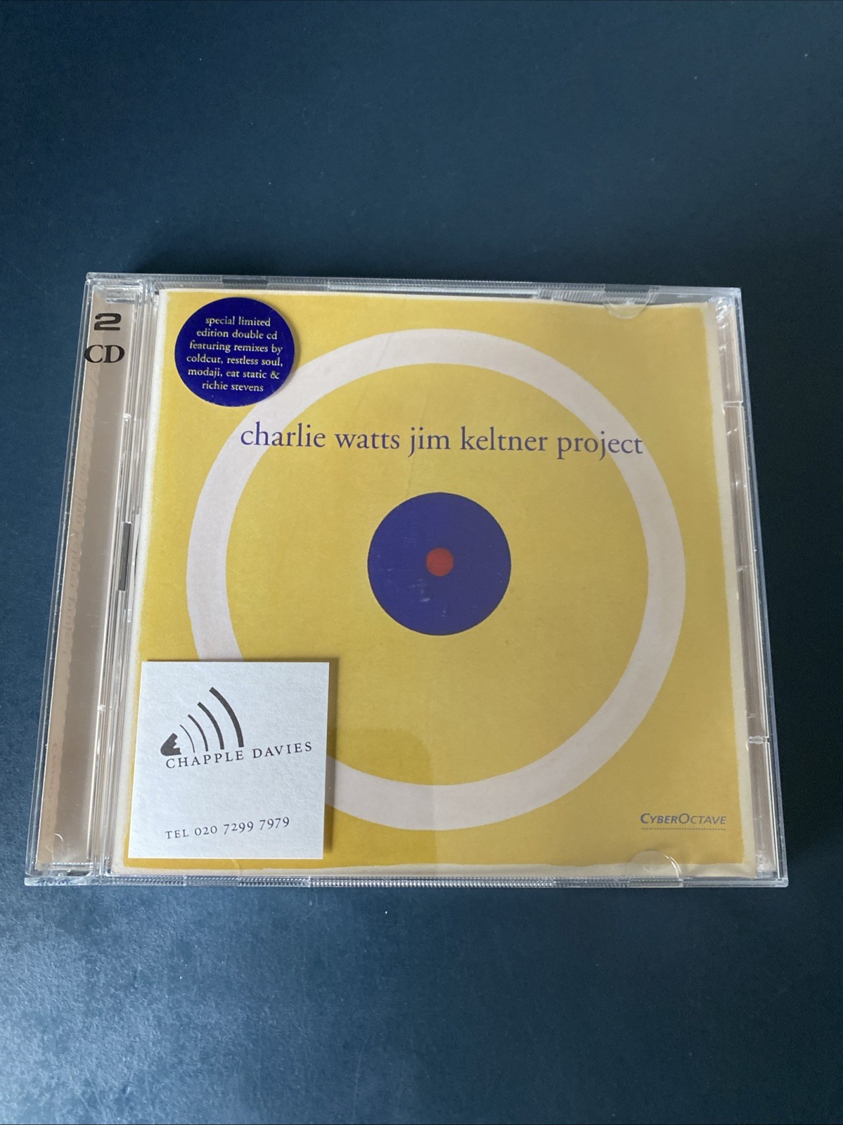 Charlie Watts/Jim Keltner Project Double CD Album Coldcut Etc Promo Copy