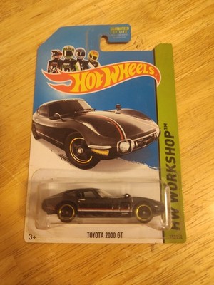 Hot Wheels Toyota 2000 GT Metalflake Black New  #192 HW Workshop 2014 BFD66