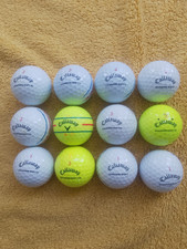 Callaway Chrome Soft Triple Track 1 Dozen Golf Balls Pearl / A Grade