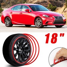 18" Alloy Wheel Hub Rim Trim Tire Ring Guard For Lexus IS200t IS250 IS300 IS350