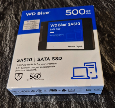 WD Blue SA510 - 500GB SSD SATA 6 Gb/s - intern 2,5''
