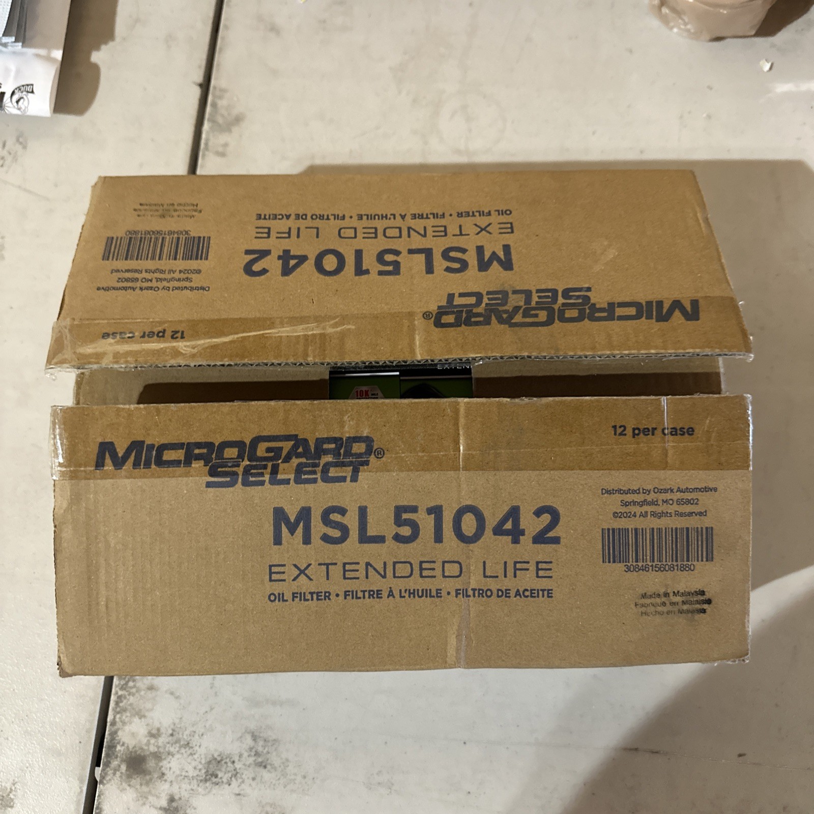 (12 PACK) MicroGuard MGL51042 FITS Wix 51042 Engine Oil Filter Kit Spin-On