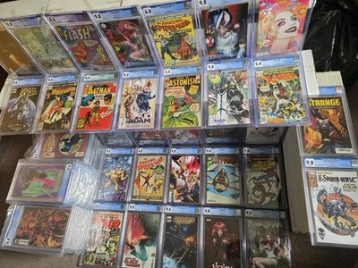 CGC Graded Comic Lot MARVEL And DC