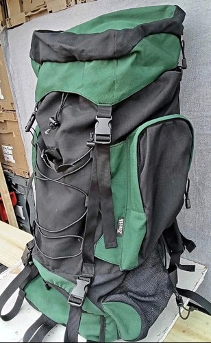 High Peak Outdoors ZENITH Hicking Rucksack schwarz grün großes Fassungsvermögen 65L - Bild 1 von 6
