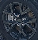 2024 Grand Cherokee Oe Wheel 18x8 5 Spoke Y Spoke Black Jeep