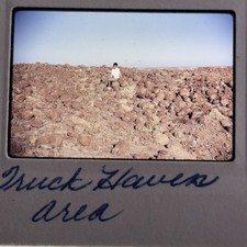 VTG 1960S 1970S BRUNETTE FEMALE PORTRAIT PLACES HOME 35MM TRANSPARENCY SLIDE #9