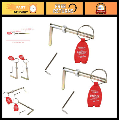 2 PCS Elevator Key Emergency Elevator Door Key Compatible with Dover, ThysenKrup
