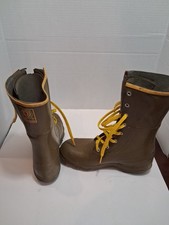 VTG LaCrosse Rubber Mills Co. Outdoorsman Rubber Boots 9 Made in USA Insulated