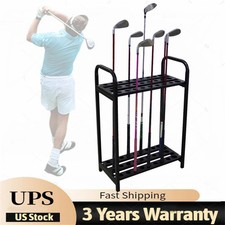 Metal 27 Clubs Holder Organizers Golf Club Display Rack Golf Club Display Stand