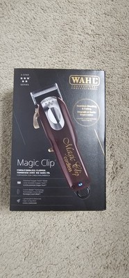 Wahl Professional 5-Star Magic Clip Cordless Head Clipper Burgundy Unisex