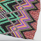 Sheer Multicolor Chevron Pattern Scarf 34"x72" — photo 5