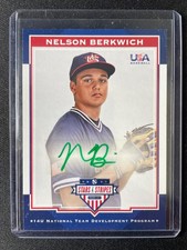 2017 Panini USA Stars & Stripes Nelson Berkwich Green Autograph #1/5!!!