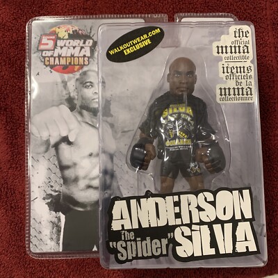 Anderson Silva Round 5 MMA Action Figure - WOMMA Walkoutwear Exclusive LE