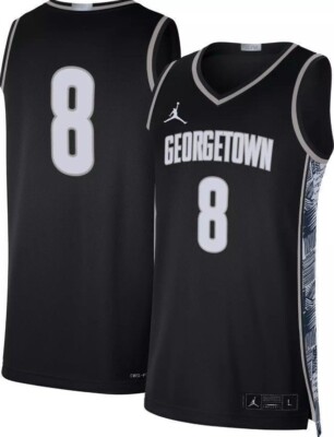 Nike Jordan Georgetown Hoyas Black Limited Basketball Jersey