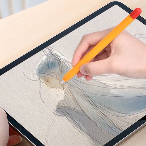 Pour étui poignée en silicone Apple Pencil support housse souple i A - Photo 1 sur 18