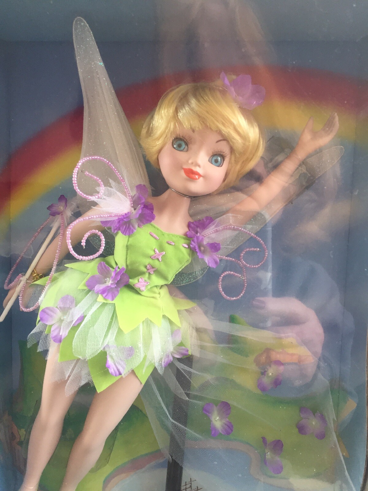Disney Princess Tinker Bell💚 Porcelain Keepsake Doll Inc. Brass Key eBay
