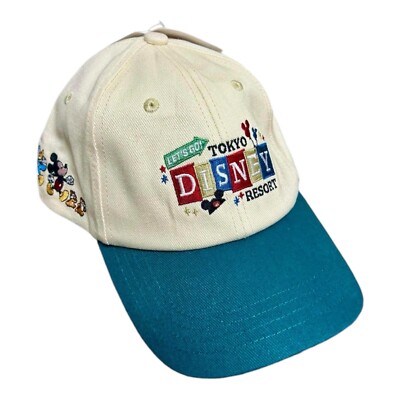 Japan Tokyo Disney Resort Let's go! Mickey Mouse Cap