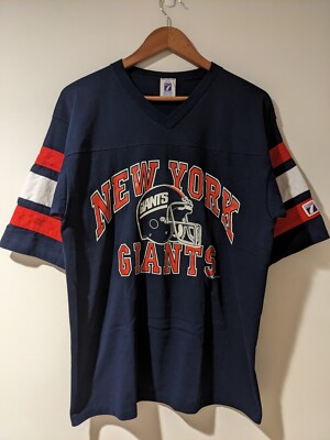 Vintage 90s Logo 7 New York Giants NFL Football 3/4 Sleeve