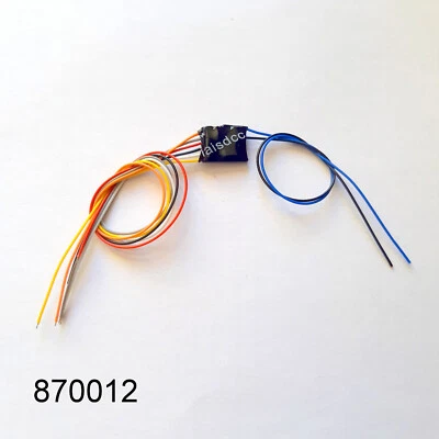 Decodeur 6 fils H0, DCC moteur + 2 AUX Decoder digital LaisDcc KungFu 870012