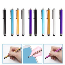 10 Pcs Cell Phones Capacitive Pen Tips Rubber Touch Stylists Pens Screens