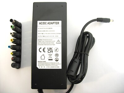AMP 24 VOLT 120 WATT AC/DC POWER ADAPTOR SUPPLY