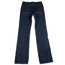 Wrangler Boys Jeans Size 16 Youth Husky Dark Wash Bootcut Ranch Rodeo Adjustable