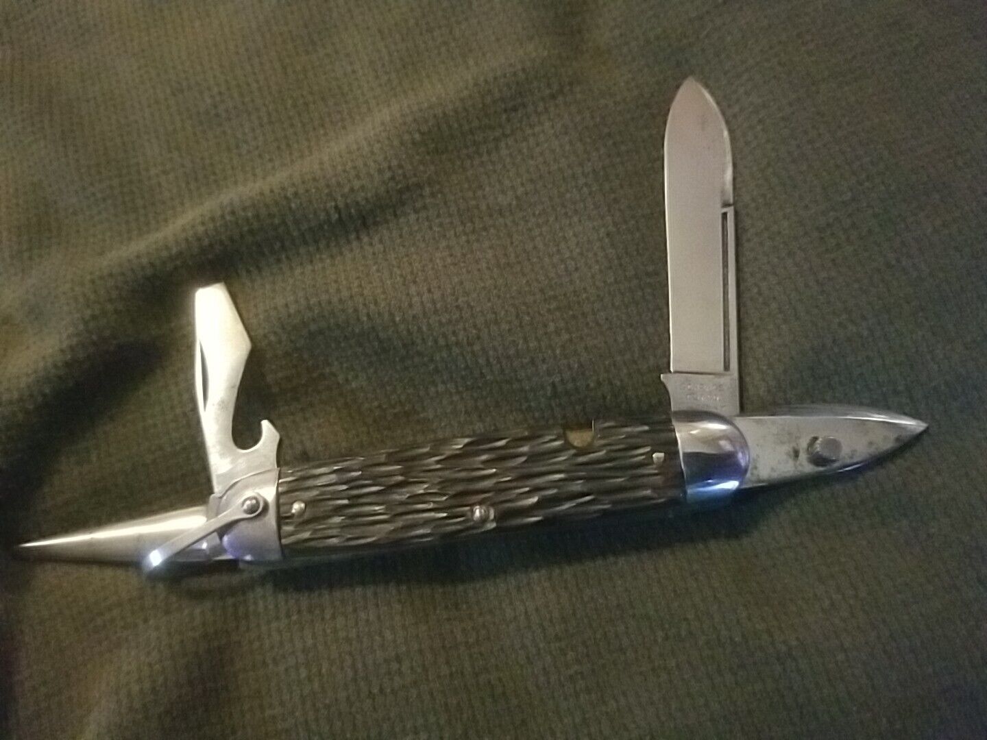 Vintage Schrade Cut Co Walden Pocket Knife Camp