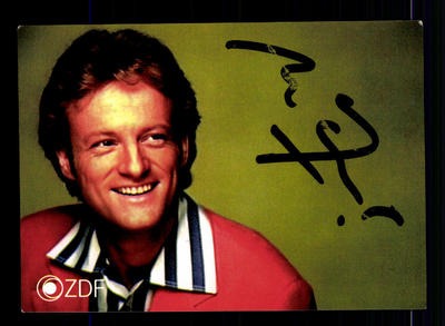 Uwe Hübner ZDF Autogrammkarte Original Signiert # BC 62113