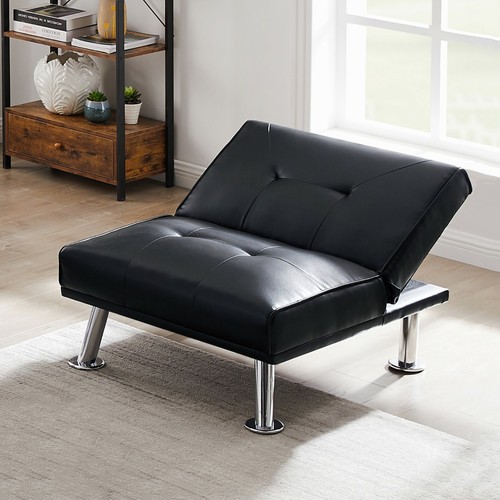 Single Sofa Bed Chair Leather Baci Living Room