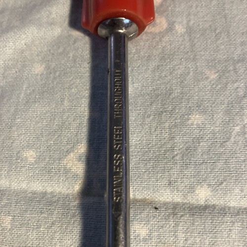 Vintage Ekco Line Stainless Steel Solid Spatula 13 1/2 In Long made in usa - Picture 7 of 8