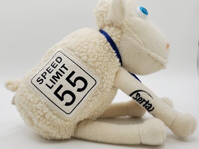 Serta Mattress Plush Vintage Counting Sheep Speed Limit 55 Stuffed