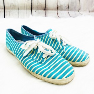keds striped slip on