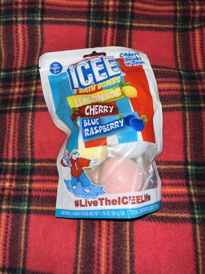   ICEE Bath Bombs [Lemonade     Cherry     Blue Raspberry  ]