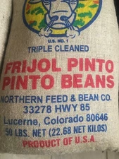 54 lbs Pinto Beans New Triple Clean U.S. No. 1 Crop total 54 pounds El Toro