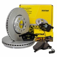 TEXTAR Bremsscheiben Ø 288mm + Beläge + Wako für AUDI A4 A6 EXEO VW PASSAT vorne