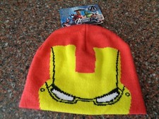 Marvel Iron Man Beanie Knit Hat One Size Adult NWT Tony Stark Avengers