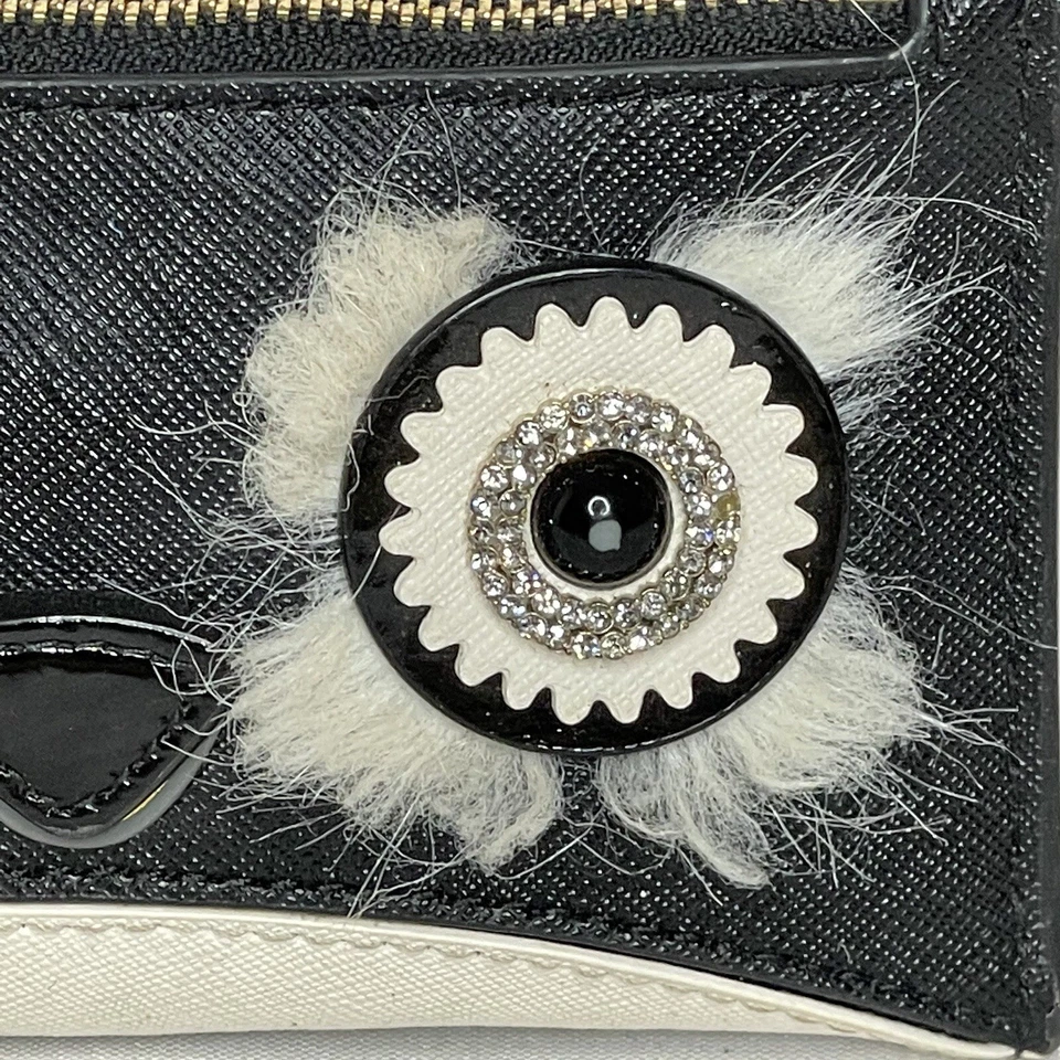 Kate Spade Dashing Beauty Penguin Lacey 黑色皮革钱包 PWRU7009 — 第 2/4 张图片