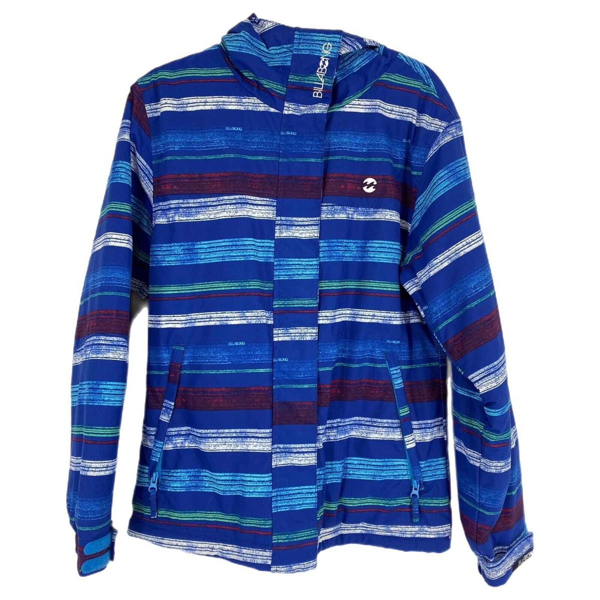 Billabong Blue & White Waterproof Breathable Ski Jacket