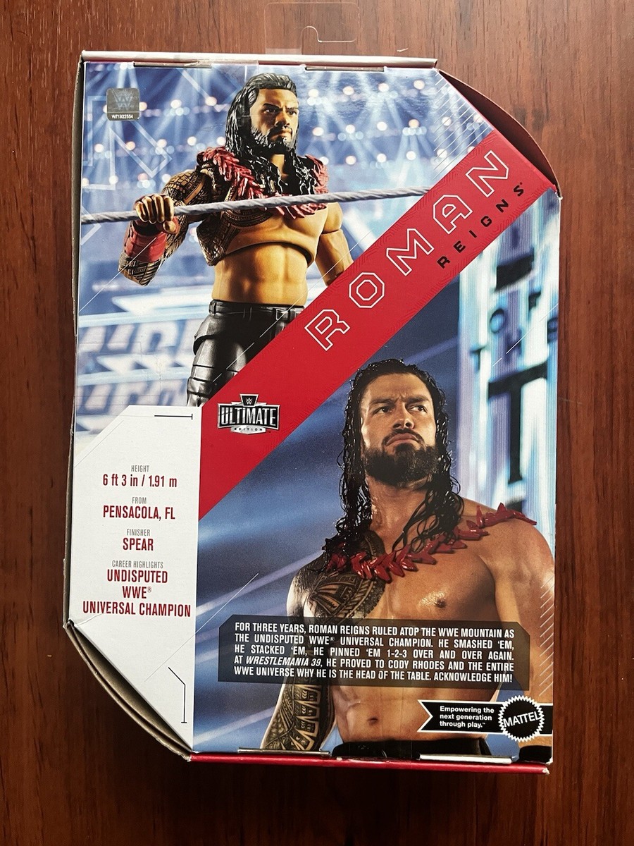 【未開封】WWE フィギュア　Roman Reigns Amazon.com: Mattel Ultimate Edition Roman Reigns Action
