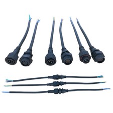 2-5 Pins Waterproof Cable Connectors IP68 Panel Extended Type With Male Female