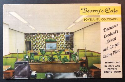 Beatty's Cafe Loveland Colorado linen