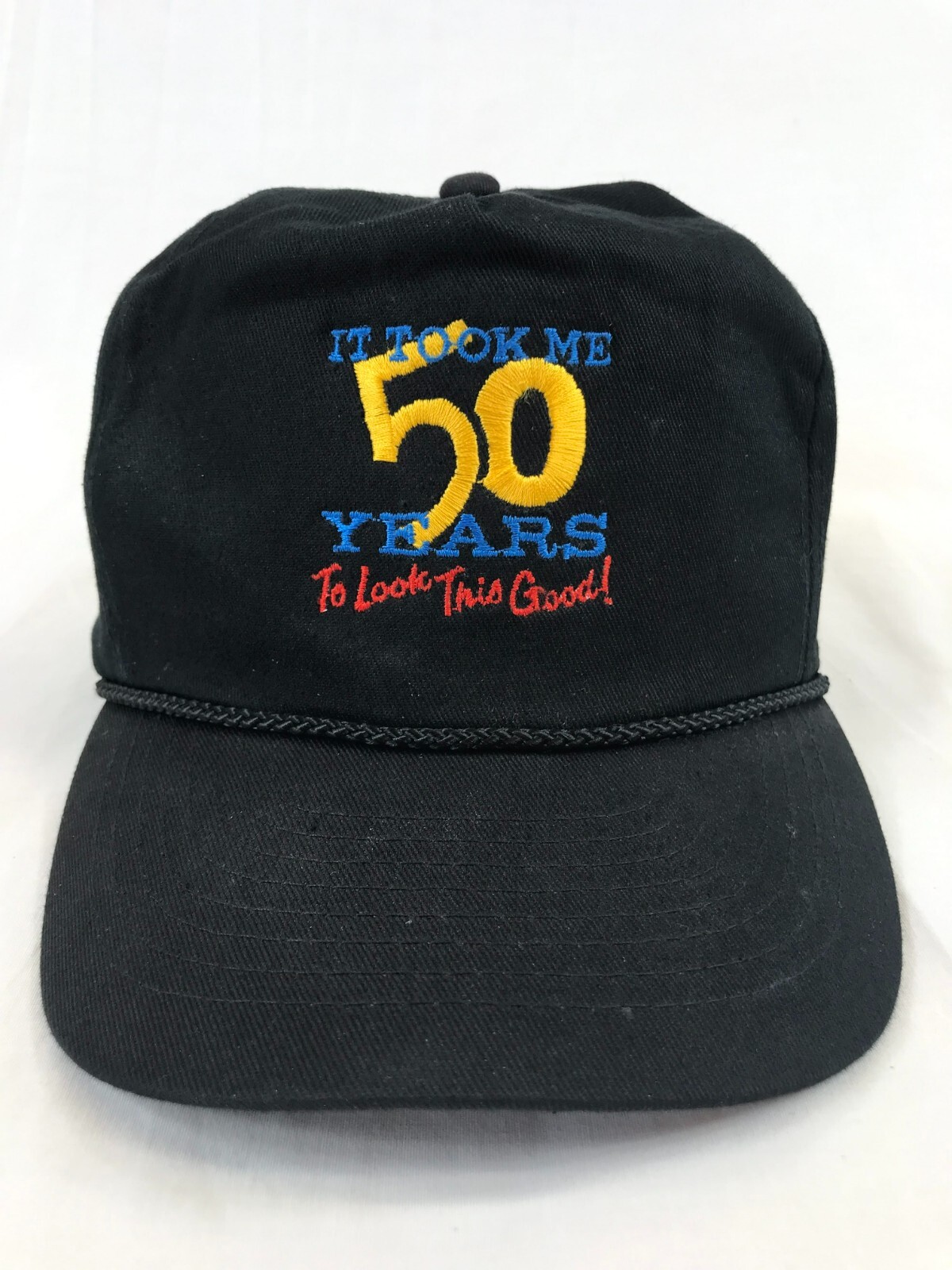 Print4U Cappello A Secchiello 50° Compleanno – 'It Took 50 Years To Look This Good', Unisex, 100% Cotone Biologico