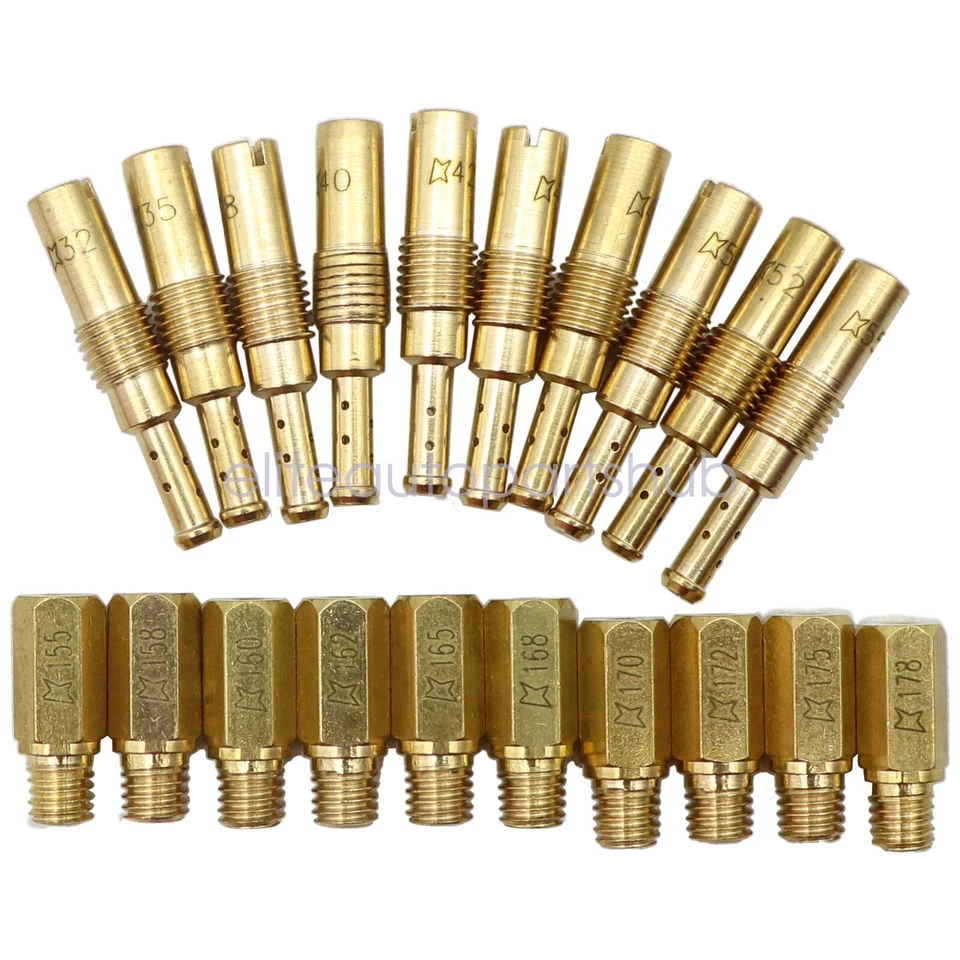 Kit de chorro principal de carburador para Honda CR125R 2005 10 piezas Slow Pilot Jet 10 piezas Foto 3 de 4