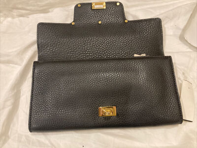 NEW Milly Black Cross Body Leather NWT $250