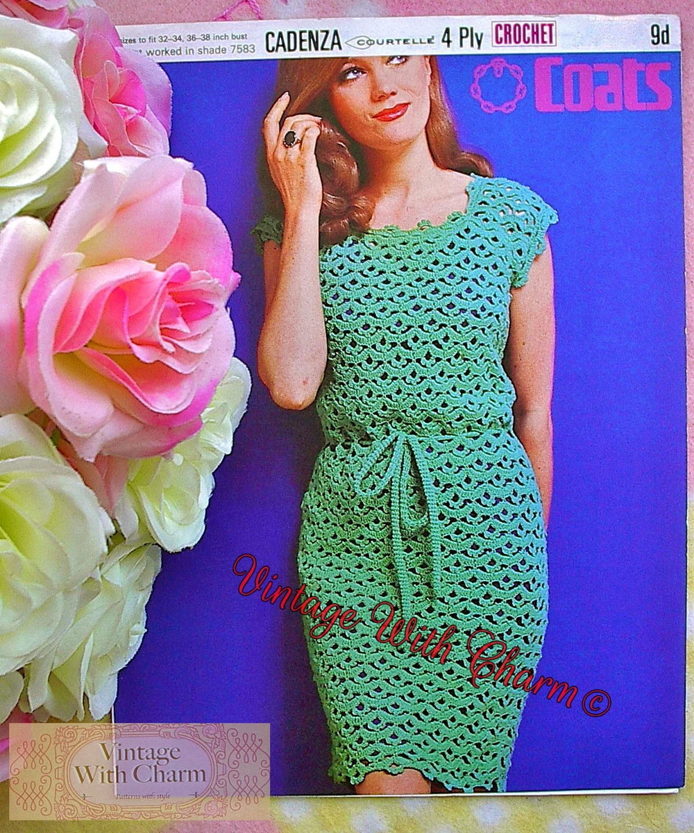 Vintage crochet top dress pattern free