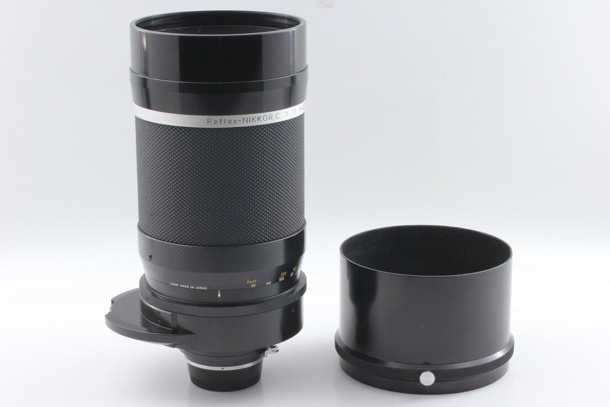 NIKON REFLEX-NIKKOR 1000mm F/11 Mirror w/ Hood MF Telephoto