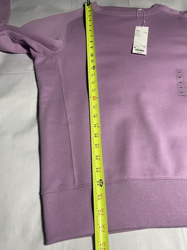 UNIQLO MEN U WIDE-FIT LONG-SLEEVE SWEATSHIRT NWT NEW LAVENDER PURPLE SZ M HEAVY - Picture 6 of 9